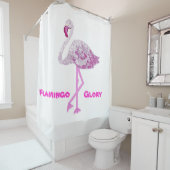 Flamingos Glory Duschvorhang (Beispiel)