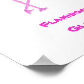 Flamingos Glory Poster (Ecke)
