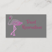 Flamingos Glory Visitenkarte (Vorderseite)