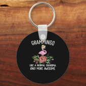 Flamingos | Grammingo wie ein normales Oma Schlüsselanhänger (Vorderseite)