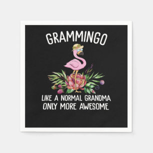 Flamingos  Grammingo wie ein normales Oma Serviette