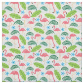 Flamingos im Paradies Fabric Stoff (Muster)