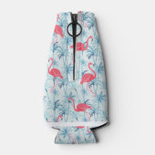 Flamingos im Paradies Flaschenkühler (Rückseite)