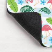 Flamingos im Paradies Mousepad (Ecke)