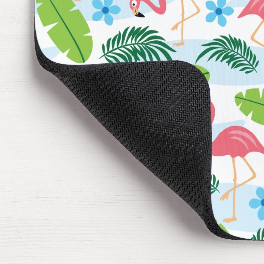 Flamingos im Paradies Mousepad (Ecke)