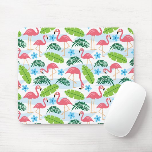 Flamingos im Paradies Mousepad (Mit Mouse)