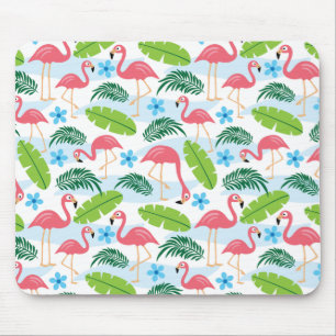 Flamingos im Paradies Mousepad