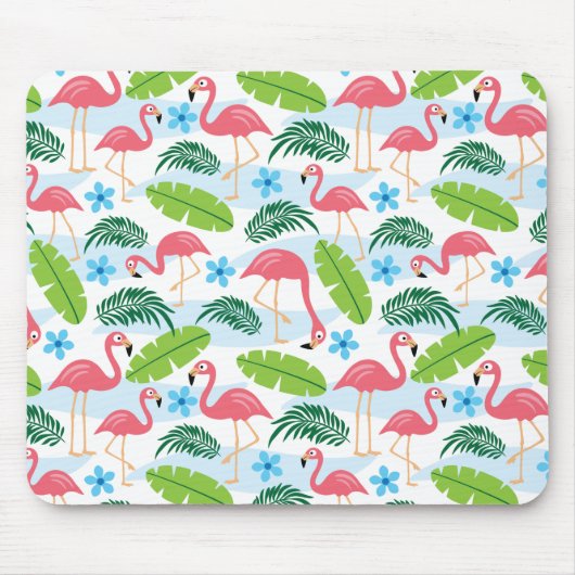 Flamingos im Paradies Mousepad (Vorne)