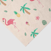 Flamingos im Sommer Seidenpapier (Ausschnitt)