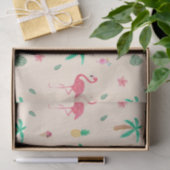 Flamingos im Sommer Seidenpapier (Geschenk)