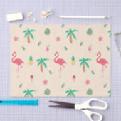 Flamingos im Sommer Seidenpapier (Handwerk)