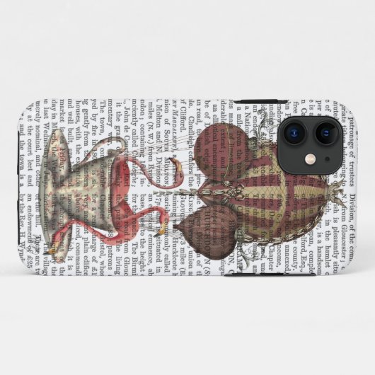 Flamingos im Teacup Case-Mate iPhone Hülle (Rückseite (Horizontal))