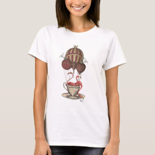 Flamingos im Teacup T-Shirt