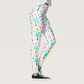 Flamingos im tropischen Dschungelmuster Leggings (Rechts)