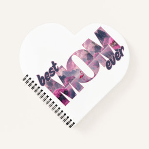 Flamingos in einer Traumwelt - best Mom ever Notizblock