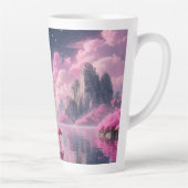 Flamingos in einer Traumwelt Milchtasse (Rechts)