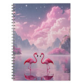 Flamingos in einer Traumwelt Notizblock (Vorderseite)