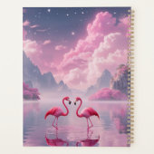 Flamingos in einer Traumwelt Planer (Rückseite)