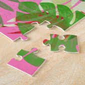 Flamingos in tropischer Szene Puzzle (Seite)