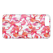 Flamingos in Wasserfarben Case-Mate iPhone Hülle (Rückseite (Horizontal))