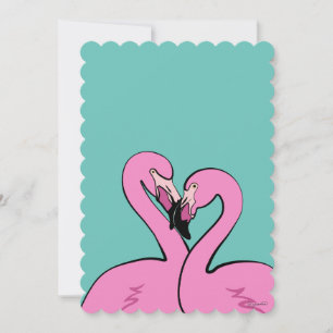 Flamingos Invitation Einladung