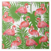 Flamingos Keramik Tile Fliese (Vorderseite)