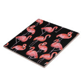 Flamingos Keramikfliese (Seite)