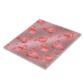 Flamingos Keramikfliese (Seite)
