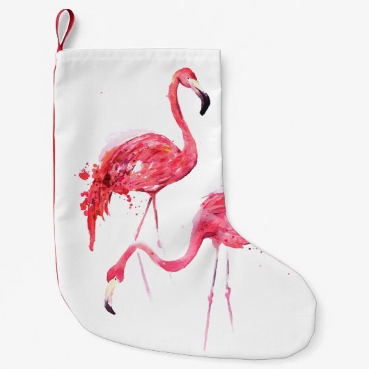 Flamingos Kleiner Weihnachtsstrumpf (Vorderseite)