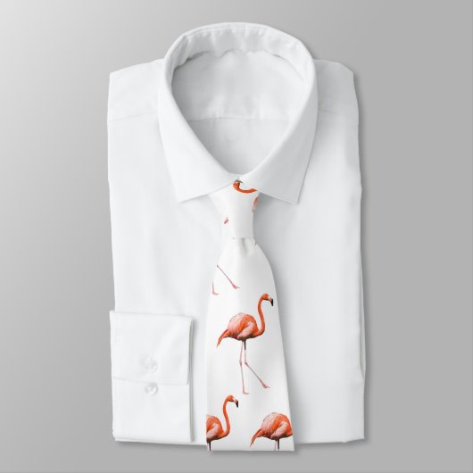Flamingos Krawatte (Gebunden)
