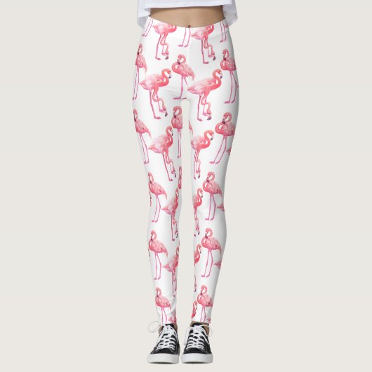 Flamingos Leggings (Vorderseite)