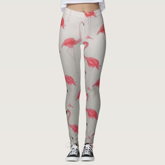 Flamingos Leggings (Vorderseite)