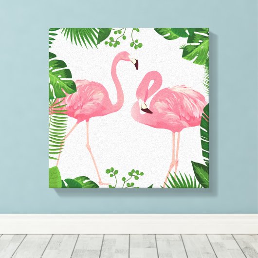Flamingos Leinwanddruck (Insitu (Holzboden))