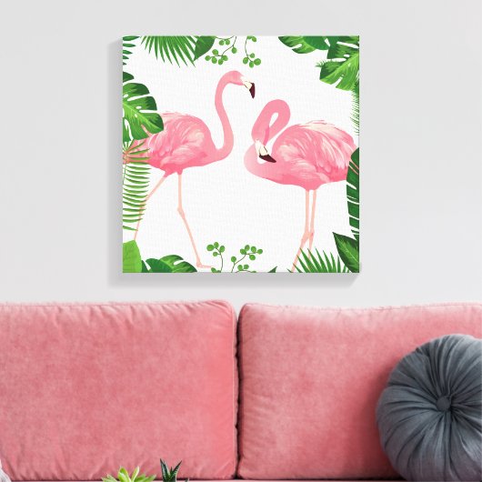 Flamingos Leinwanddruck (Insitu (Wohnzimmer))