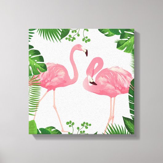 Flamingos Leinwanddruck (Vorderseite)