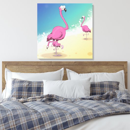 Flamingos Leinwanddruck (Insitu (Schlafzimmer))