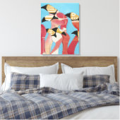 Flamingos Leinwanddruck (Insitu (Schlafzimmer))