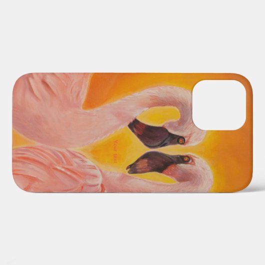 Flamingos Liebe Dance Case-Mate iPhone Hülle (Rückseite (Horizontal))