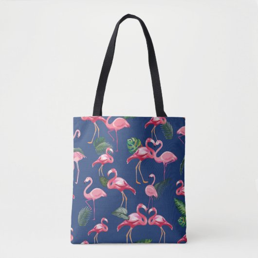 Flamingos Liebe Muster 2 Tasche (Vorderseite)