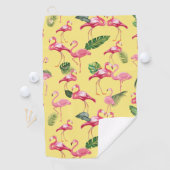 Flamingos Liebe Muster 3 Golfhandtuch (Insitu)