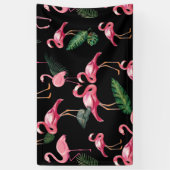 Flamingos Liebe Muster 4 Banner (Vertikal)