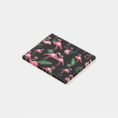 Flamingos Liebe Muster 4 Post-it Klebezettel (angewinkelt)