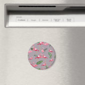 Flamingos Liebe Pattern 6 Magnet (In Situ (Geschirrspüler))