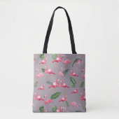 Flamingos Liebe Pattern 6 Tasche (Vorderseite)