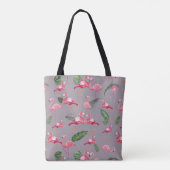 Flamingos Liebe Pattern 6 Tasche (Rückseite)