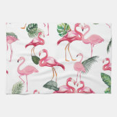 Flamingos Liebe Pattern Geschirrtuch (Horizontal)