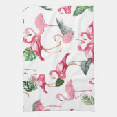 Flamingos Liebe Pattern Geschirrtuch (Vertikal)
