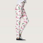 Flamingos Liebe Pattern Leggings (Rechts)