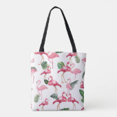 Flamingos Liebe Pattern Tasche (Rückseite)