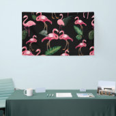 Flamingos lieben Muster 4 Banner (Messeveranstaltung)